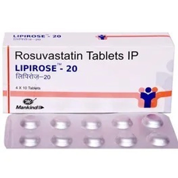 MANKIND PHARMA Lipirose 20Mgtab (10 Tab)