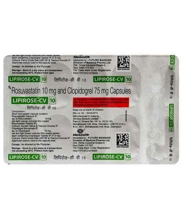 MANKIND PHARMA Lipirose Cv 10Mgcap (10 Cap)