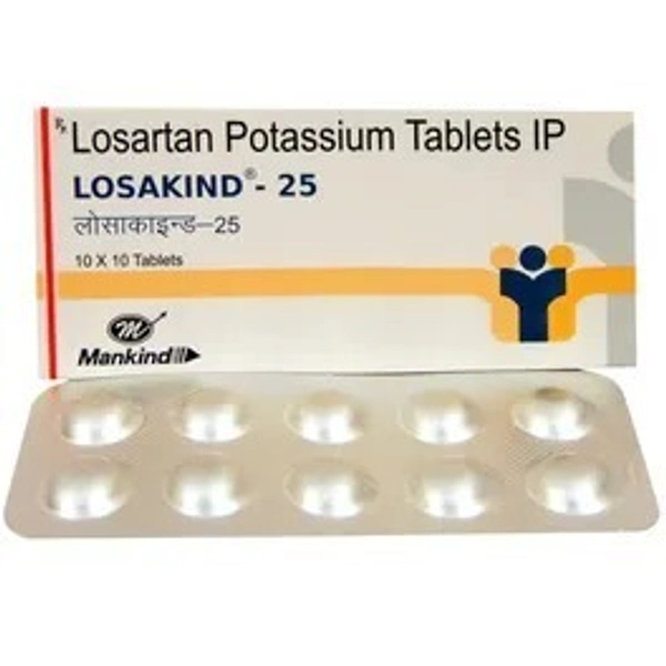 MANKIND PHARMA Losakind 25Mgtab (10 Tab)