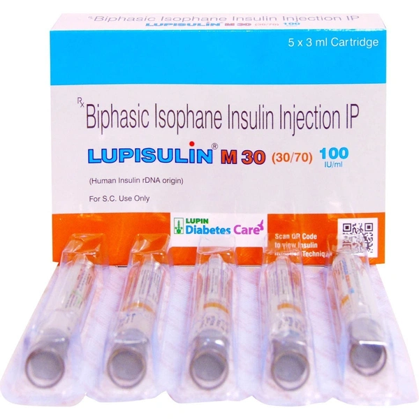 LUPIN Lupisulin M 30/70Mg Cartridge (3 Ml)