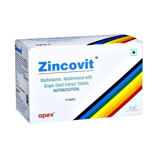 Apex Laboratories Zincovit Tab (15 Tab)