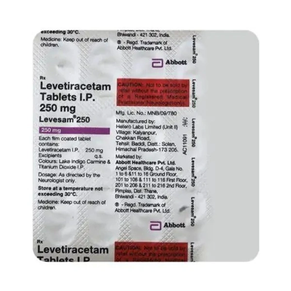 LEVESAM 250MGTAB (10 TAB)