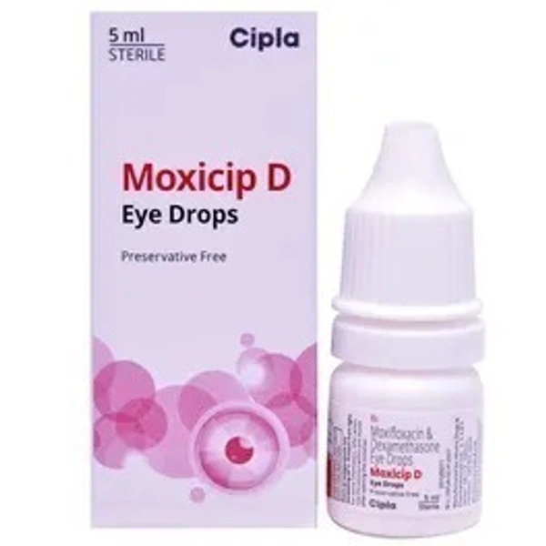 CIPLA LTD. Moxicip D Eye Drops (5 Ml)