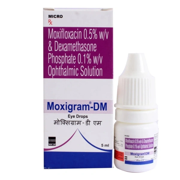 MICRO LABS Moxigram Dm Eye Drops (5 Ml)