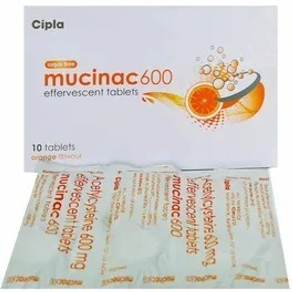 CIPLA LTD. Mucinac 600Mgtab (10 Tab)