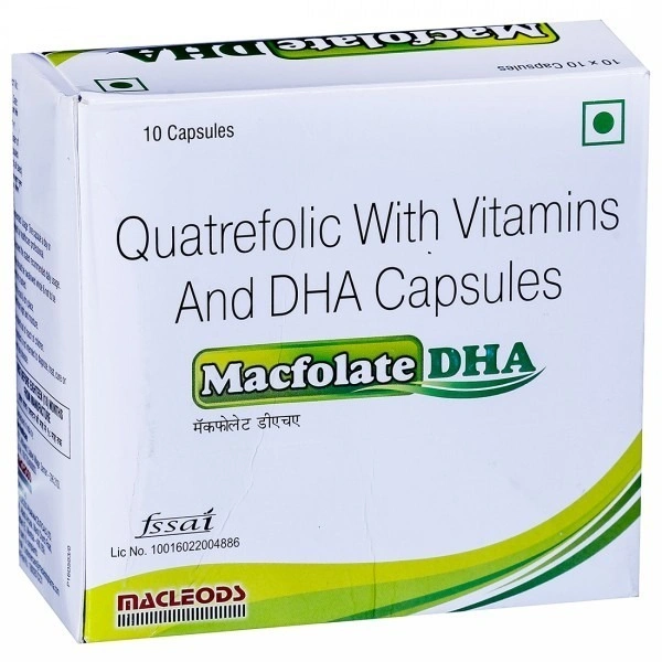 MACLEODS PHARMACEUTICALS Macfolate Dha Cap (10 Cap)