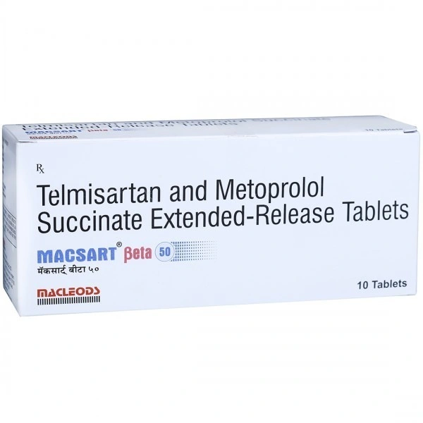 MACLEODS PHARMACEUTICALS Macsart Beta 50Mgtab (10 Tab)