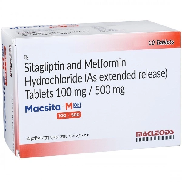 MACLEODS PHARMACEUTICALS Macsita M Xr 100/500 Tab (10 Tab)