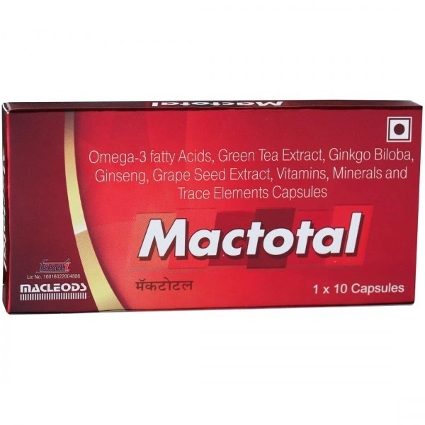 MACLEODS PHARMACEUTICALS Mactotal Cap (10 Cap)