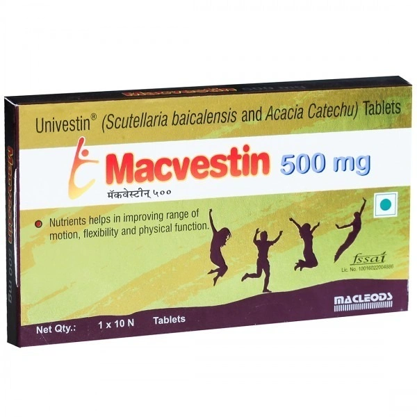 MACLEODS PHARMACEUTICALS Macvestin 500Mgtab (10 Tab)