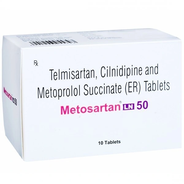 SUN PHARMA Metosartan Ln 50Mgtab (10 Tab)