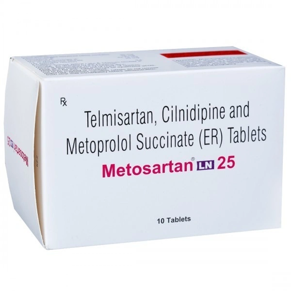 SUN PHARMA Metosartan Ln 25Mgtab (10 Tab)