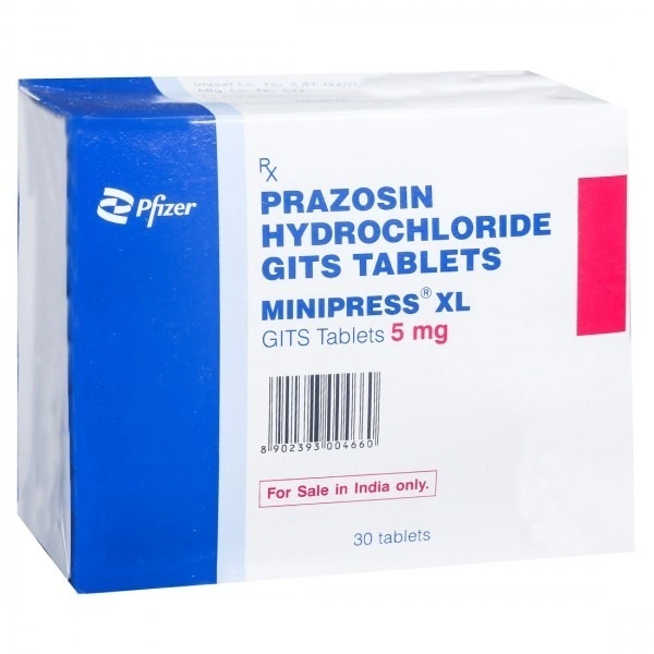 PFIZER LTD. Minipress Xl 5Mgtab (30 Tab)