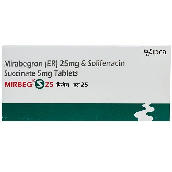 IPCA LABORATORIES Mirbeg S 25Mg Tab (10 Tab)