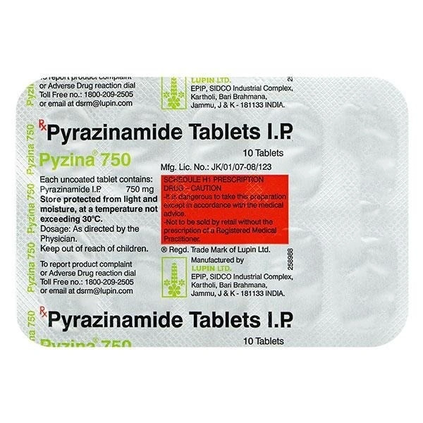 LUPIN Pyzina 750Mgtab (10 Tab)