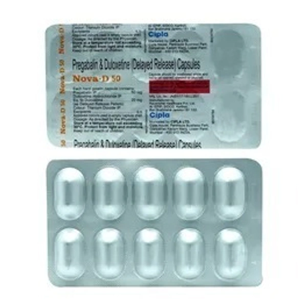 CIPLA LTD. Nova D 50Mgcap (10 Cap)