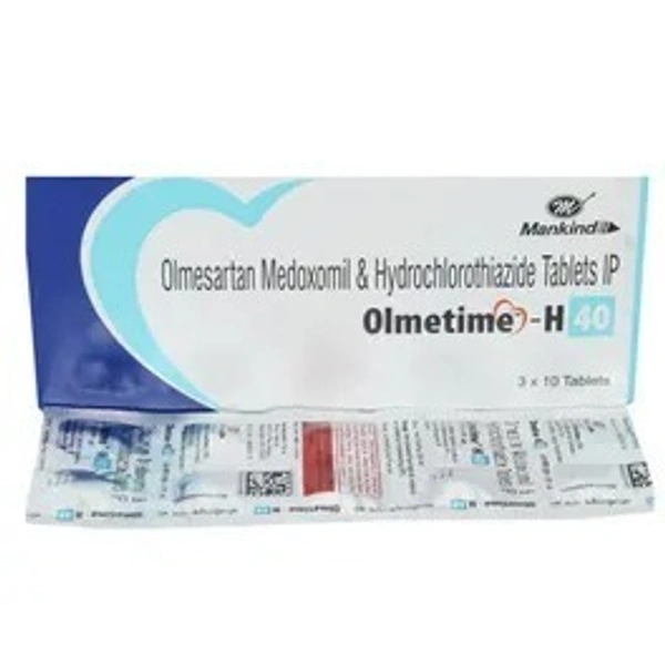 MANKIND PHARMA Olmetime H 40Mgtab 10 Tab