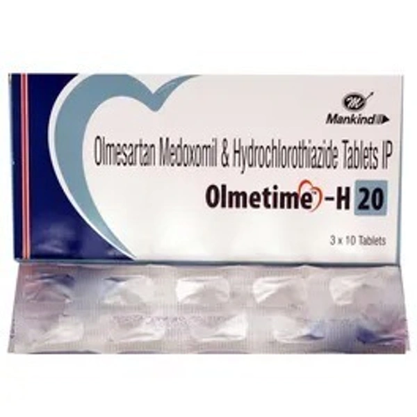 MANKIND PHARMA Olmetime H 20Mgtab (10 Tab)