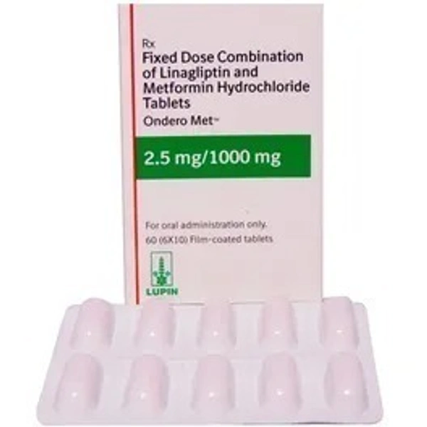 LUPIN Ondero Met 2.5/1000Mgtab (10 Tab)