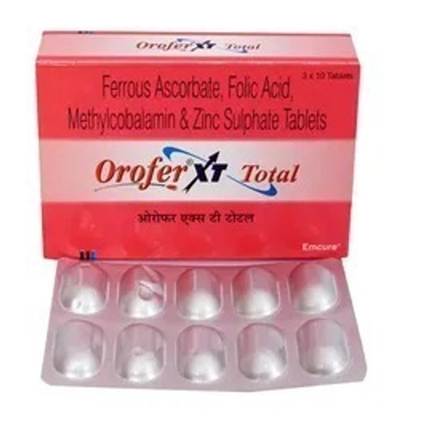 EMCURE PHARMACEUTICALS Orofer Xt Total Tab (10 Tab)