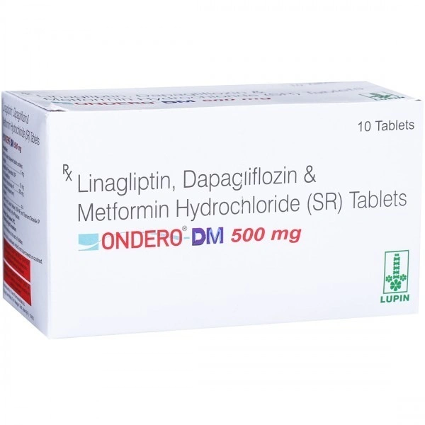 LUPIN Ondero Dm 500Mgtab (10 Tab)