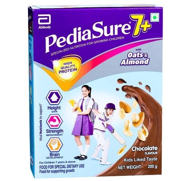 Pediasure 7+ Chocolate Flavour With Oats & Almond Refill 200 g