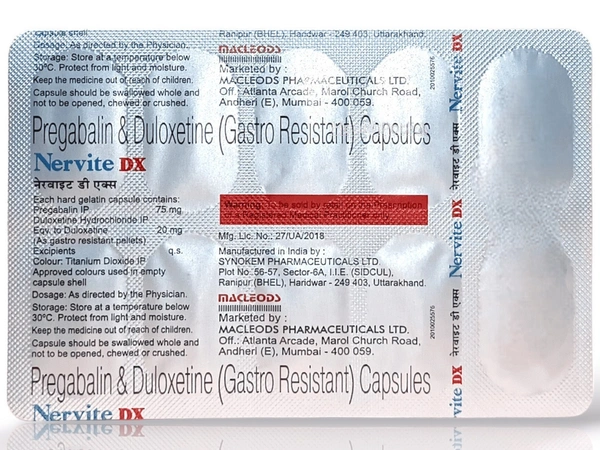 MACLEODS PHARMACEUTICALS Nervite Dx Tab (10 Tab)