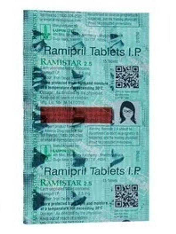 LUPIN Ramistar  2.5Mgtab (15 Tab)