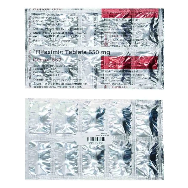 LUPIN Rcifax 550Mgtab (10 Tab)