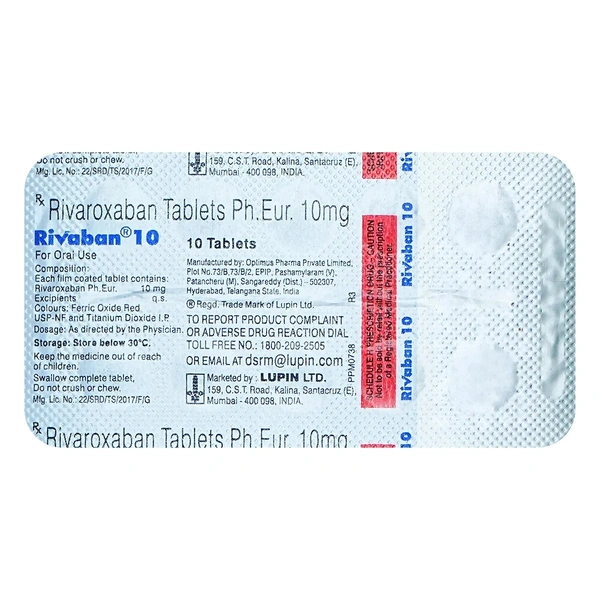 LUPIN Rivaban 10Mgtab (10 Tab)