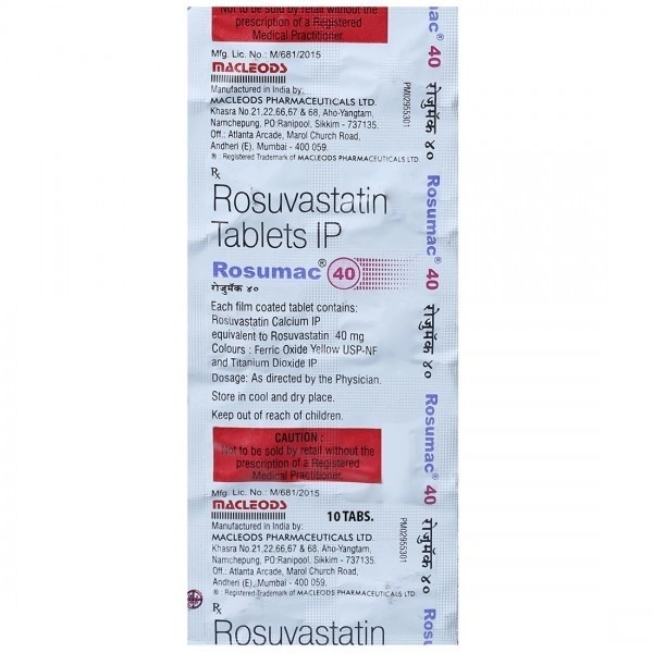 MACLEODS PHARMACEUTICALS Rosumac 40Mg Tab (10 Tab)