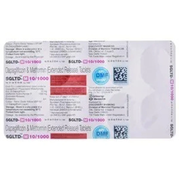 MANKIND PHARMA Sgltd M 10/1000Mgtab (10 Tab)