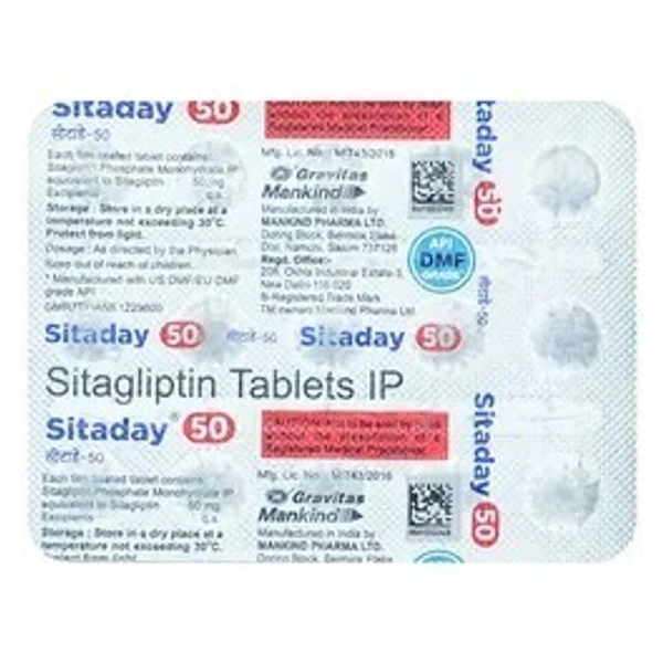 MANKIND PHARMA Sitaday 50Mg Tab (15 Tab)