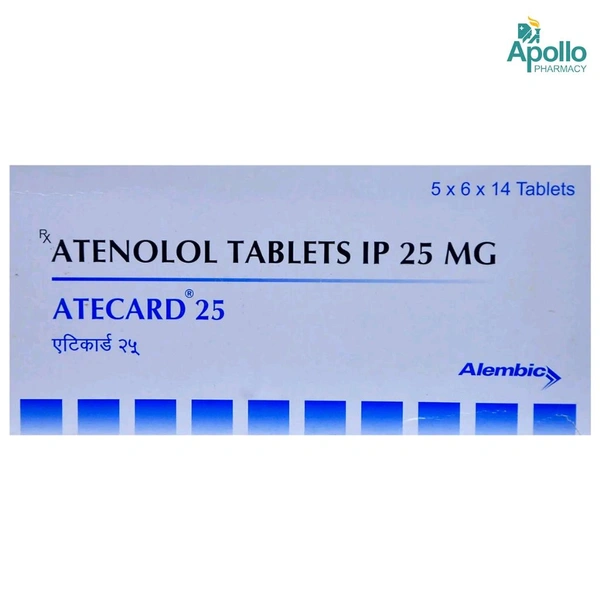 ATECARD 25MGTAB (14 TAB)