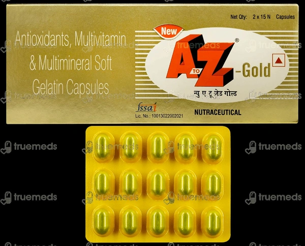A To Z Gold Cap(15 Cap)