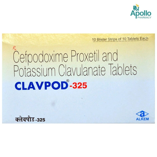 Clavpod 325 Mg(10Tab)