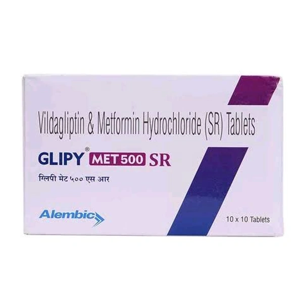 GLIPY MET 500  SR TAB (10 TAB)