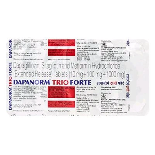 Dapanorm Trio Forte Tab(10Tab)