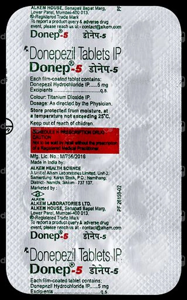 Donep 5 Mg Tab(15Tab)
