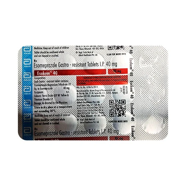 Esokem 40 Mg Tab(15Tab)