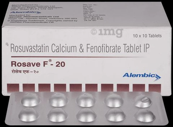 ROSAVE F 20MGTAB (10 TAB)