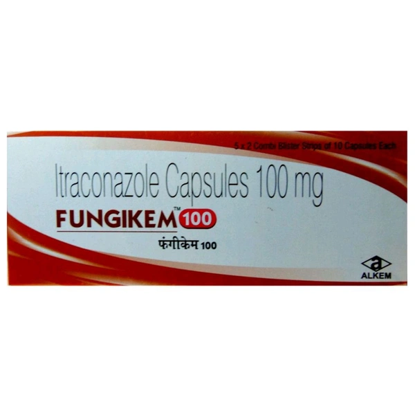 Fungikem 100 Mg Cap(10Cap)