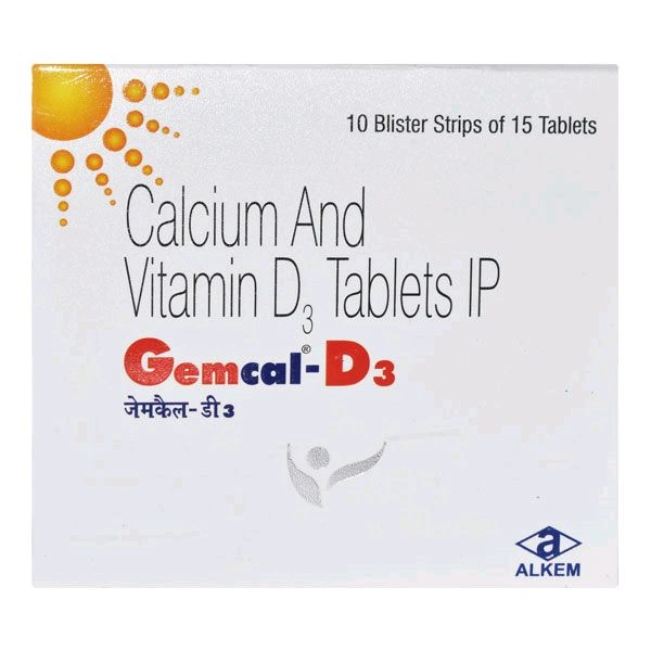 Gemcal D3 Tab(15 Tab)