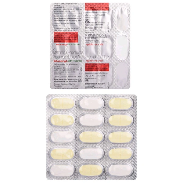 Glucoryl M1 Forte Tab(15 Tab)