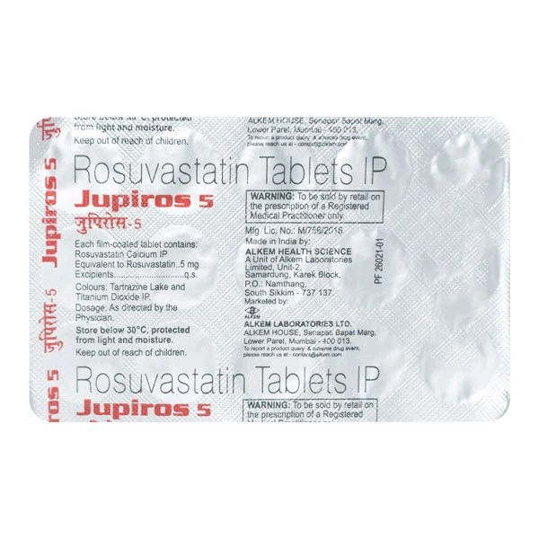 Jupiros 5 Mg Tab(15 Tab)