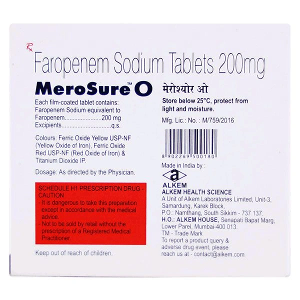 Merosure O 200 Mg Tab(6 Tab)
