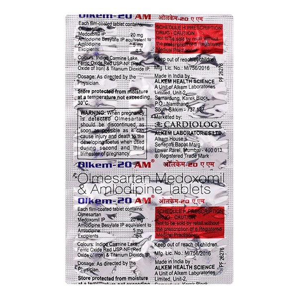 Olkem 20 AM Tab(15 Tab)