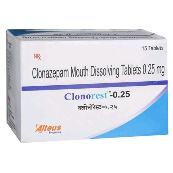 Clonorest 0.25Mg Tab (15Tab)