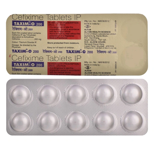 Taxim O 200 Mg Tab(10 Tab)