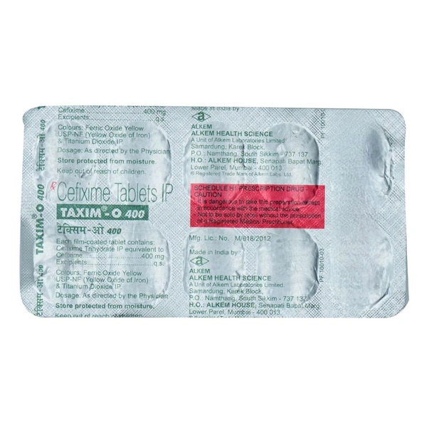 Taxim O 400 Mg Tab(10 Tab)